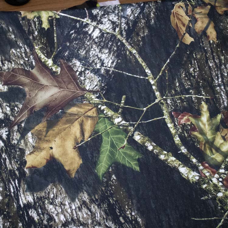 600d PU Coated Camouflage Polyester Printed Oxford Fabric