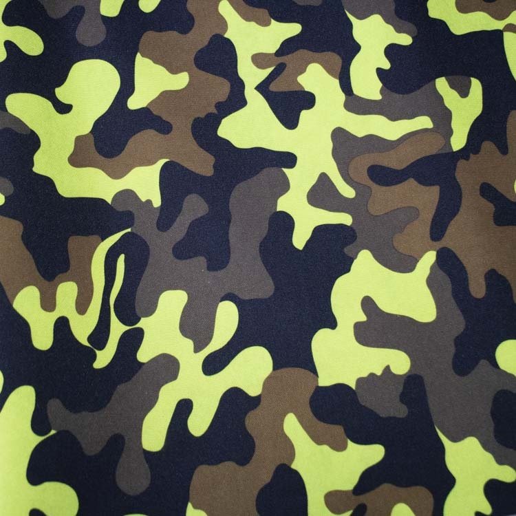 600d PU Coated Camouflage Polyester Printed Oxford Fabric