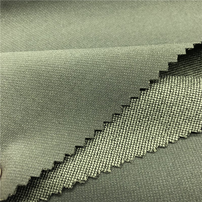 75D Spandex Polyester Jacquard Mountain Fabric Double-Layer 4 Way Stretch Woven Plain Design Dense Coats Mountain Wear Free