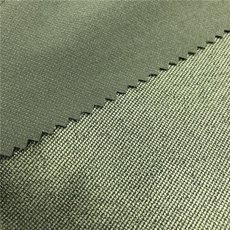 75D Spandex Polyester Jacquard Mountain Fabric Double-Layer 4 Way Stretch Woven Plain Design Dense Coats Mountain Wear Free