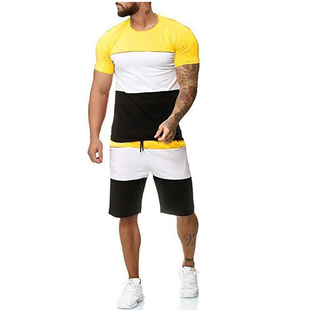 2024 Unisex Custom Two-Piece Graphic T-Shirt and Shorts Set Men's Summer Sportswear with Puff Print Logo Design