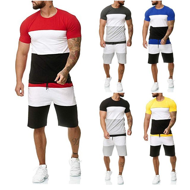2024 Unisex Custom Two-Piece Graphic T-Shirt and Shorts Set Men's Summer Sportswear with Puff Print Logo Design