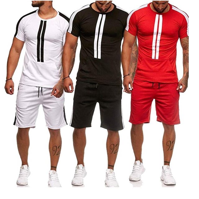 2024 Unisex Custom Two-Piece Graphic T-Shirt and Shorts Set Men's Summer Sportswear with Puff Print Logo Design