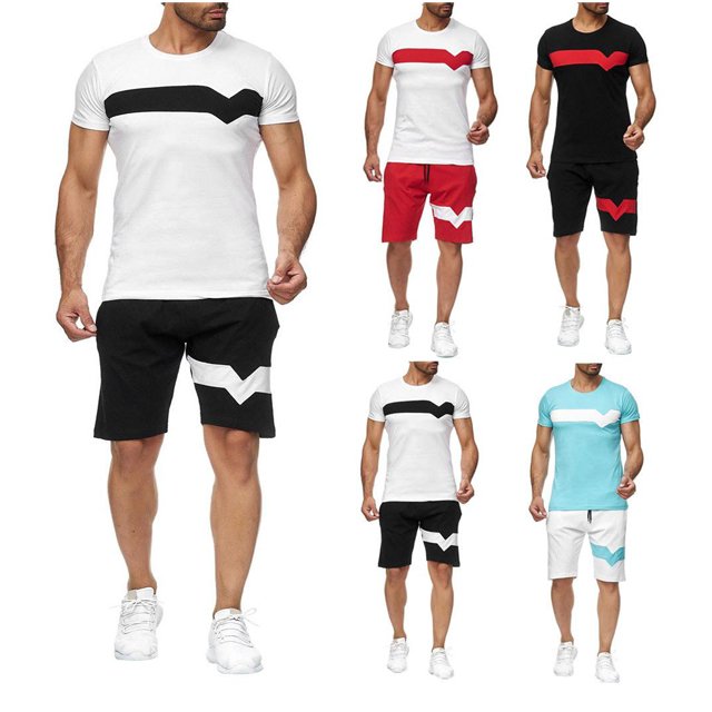 2024 Unisex Custom Two-Piece Graphic T-Shirt and Shorts Set Men's Summer Sportswear with Puff Print Logo Design