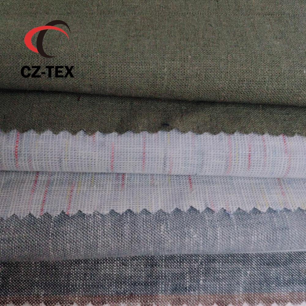 Soft hand feel linen cotton fabric for home textiles,shirts,dress
