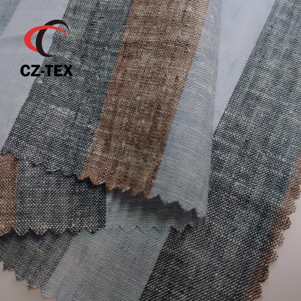 Soft hand feel linen cotton fabric for home textiles,shirts,dress