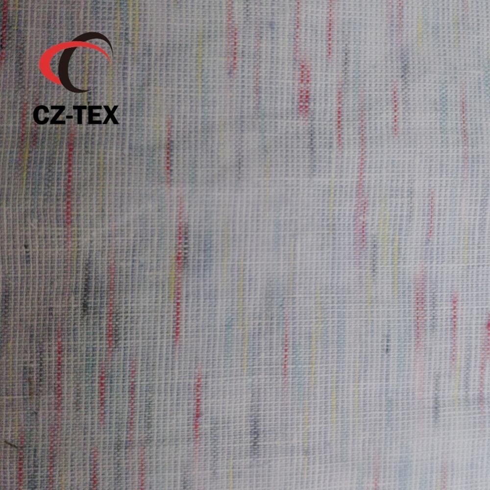 Soft hand feel linen cotton fabric for home textiles,shirts,dress