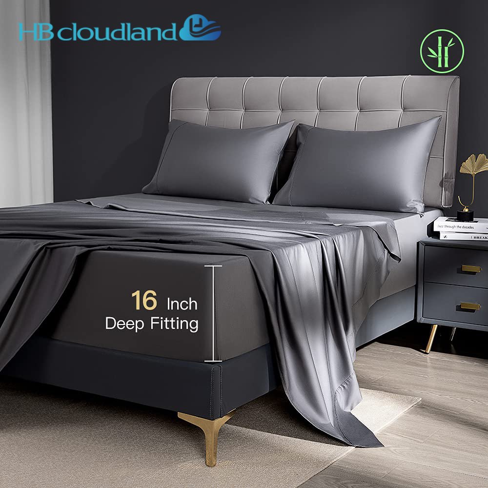 high quality hotel luxury linen private label 100% bamboo comforter bedding bedsheets 300 series 4 piece