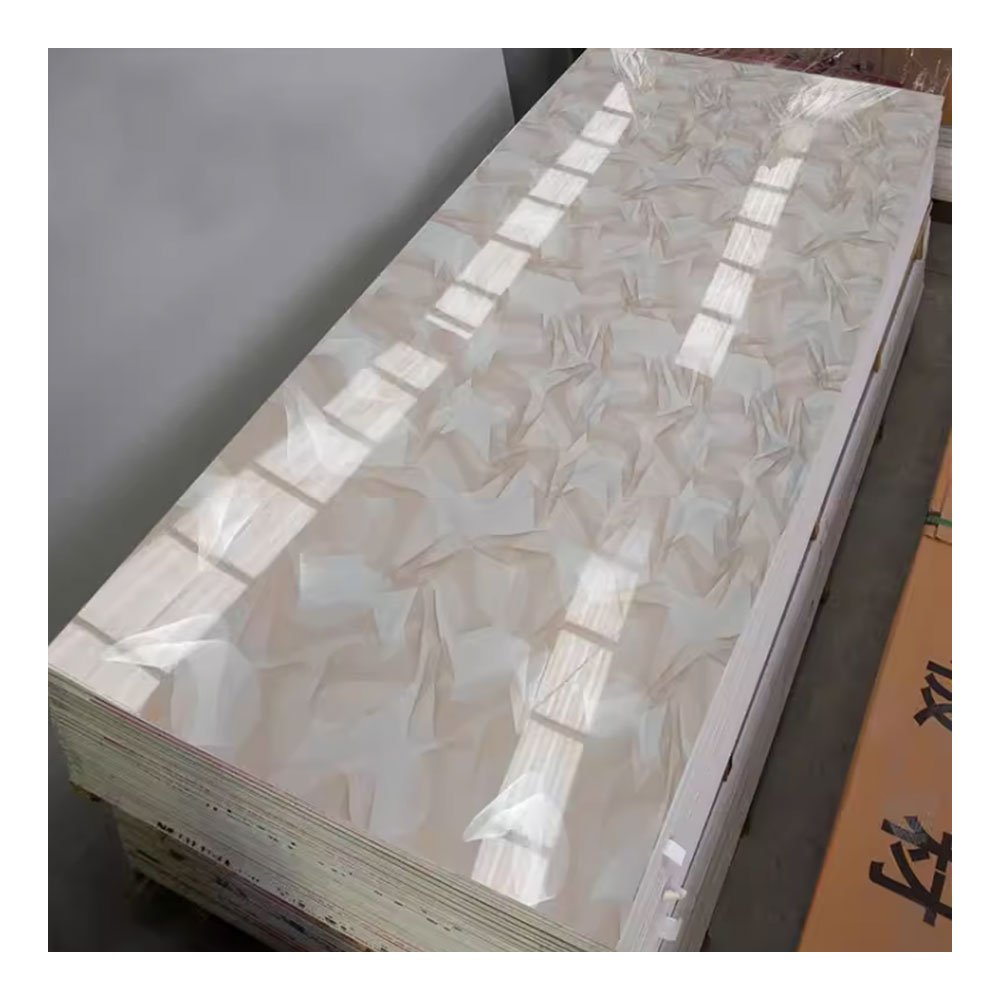 HL Factory Fabric Price Pure Color Skin Sense WPC Bamboo Stone Wall Panel Eco-friendly Wood Grain Carbon Rock Panels Wall Panel