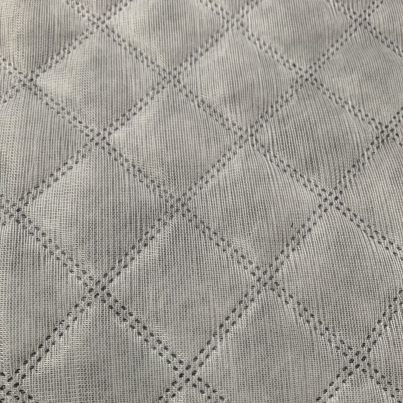 Bonded Ultrasonic Polyester Quilted Velvet Fabric for Sofa cushion