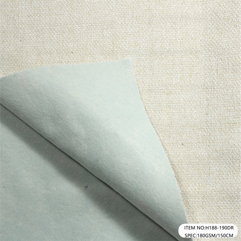 Home upholstery fabric linen sofa fabric material linen woven knitted fabric wholesale warp knitted chinese factory