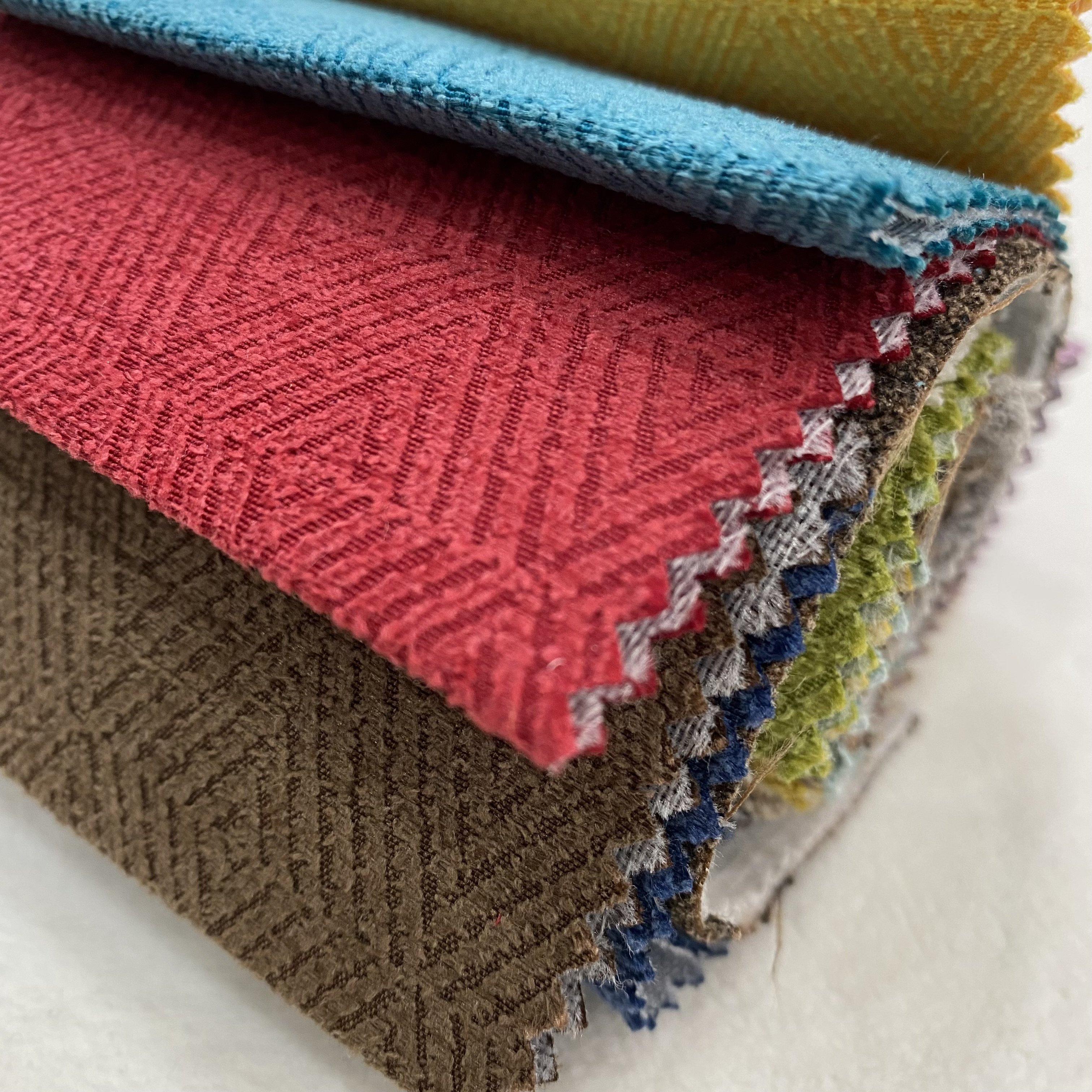 Wholesale high quality dye jacquard vintage tissu velvet fabric for sofa Factory sales