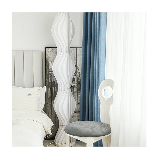 Wholesale 110\" Inch 280cm Width Window Curtain Polyester Linen Textile Fabrics Roll Plain Woven Design Wedding Outdoor Lining
