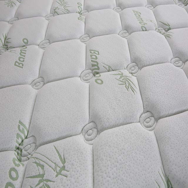 Comfortable Pillow Top Mattress Double Queen King Mattress Bed With Bamboo Fabric High Density Foam