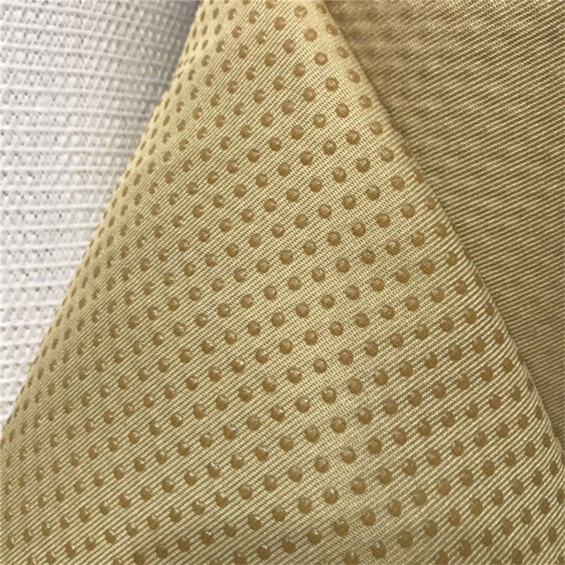 polyester taffeta anti non slip resistant slippers dots non-slip anti-slip fabrics