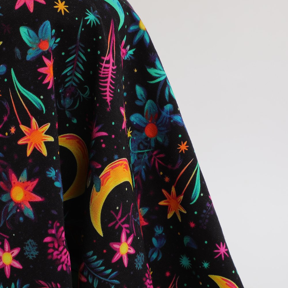 Custom printed digital printed bamboo cotton terry fabric 70%bamboo 25%organic cotton 5%lycra terry fabric