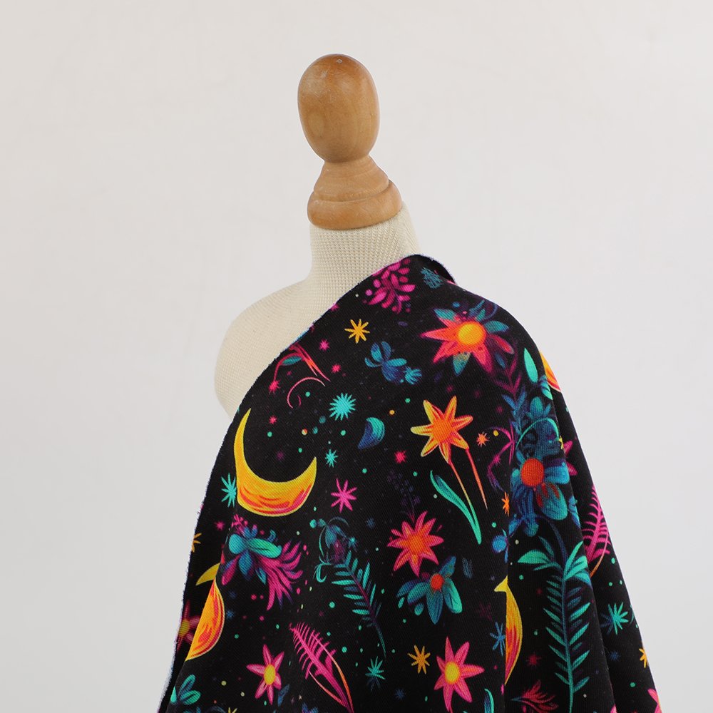 Custom printed digital printed bamboo cotton terry fabric 70%bamboo 25%organic cotton 5%lycra terry fabric