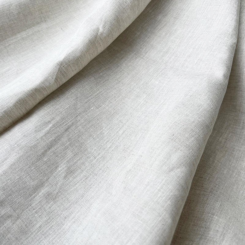 Factory Direct Selling Plain Dyed Colored Clothes Fabric Pure 100% Linen Fabric For Suit Tshirt Dress