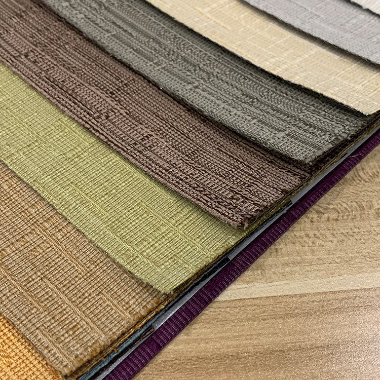 Wholesale Curtain Fabric Linen Cotton Classic jacquard stock colors blackout for living room