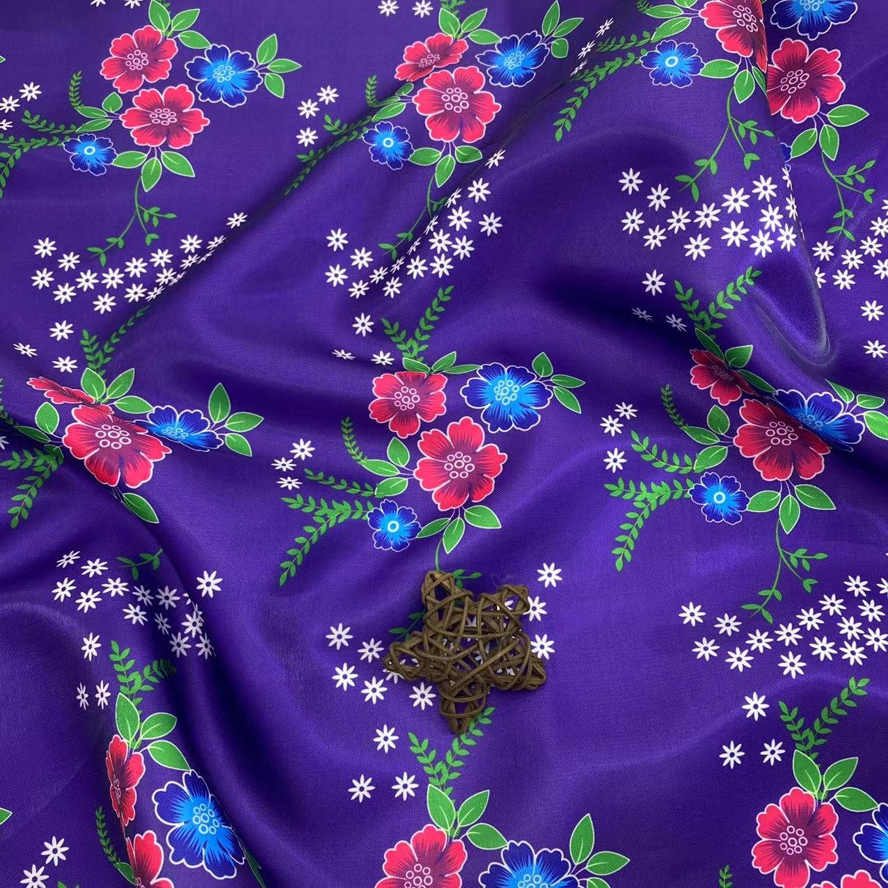 NEW ARRIVAL POLYESTER LINING CHEAP PRICE FREE SAMPLE DIGITAL PRINTED CRYSTAL ORGANZA FABRIC FOR WOMEN DRESS