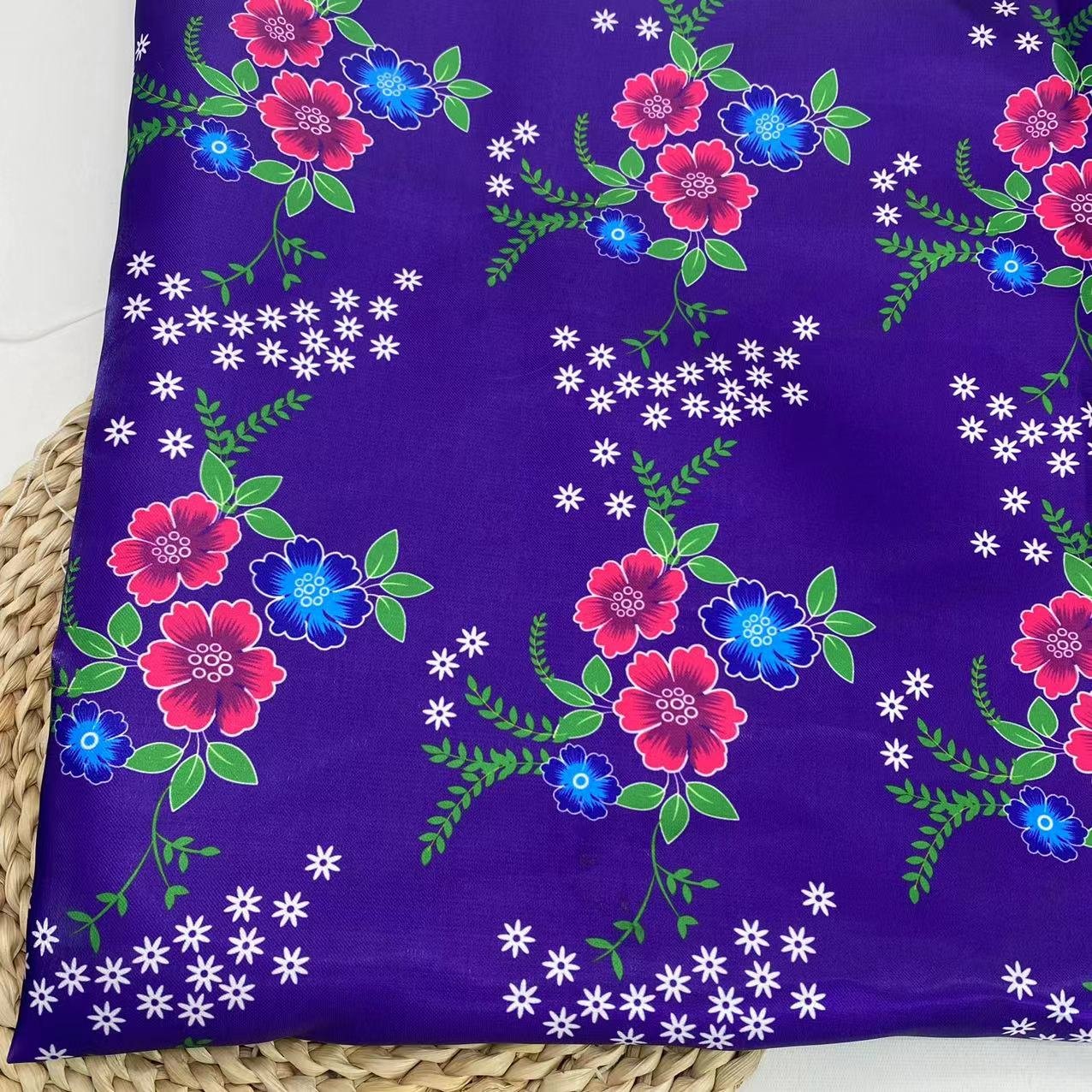 NEW ARRIVAL POLYESTER LINING CHEAP PRICE FREE SAMPLE DIGITAL PRINTED CRYSTAL ORGANZA FABRIC FOR WOMEN DRESS