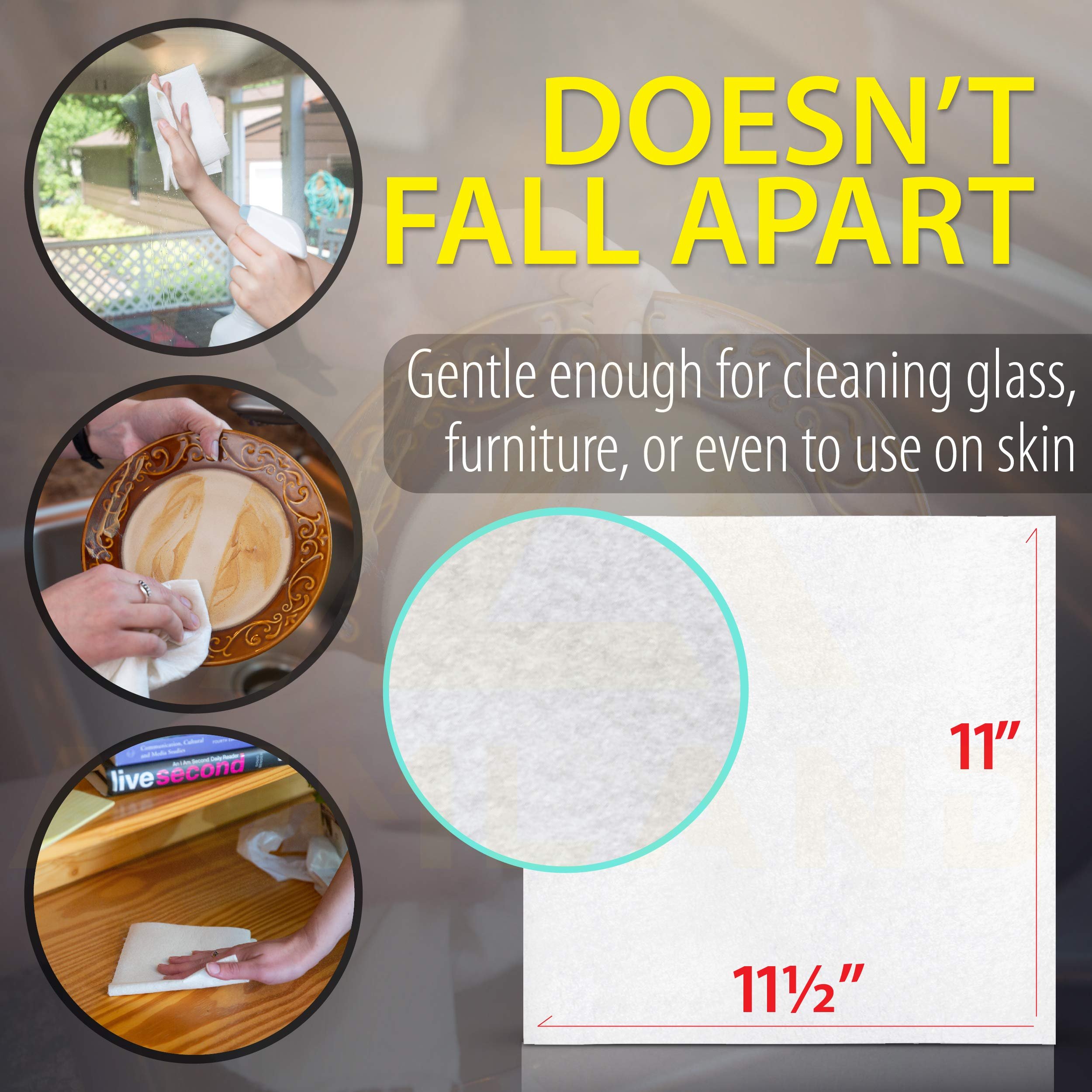 OEM Customized Bamboo Dry Wipes Reusable Paper Towels Washable Kitchen Towel Bamboo Cleaning Cloth