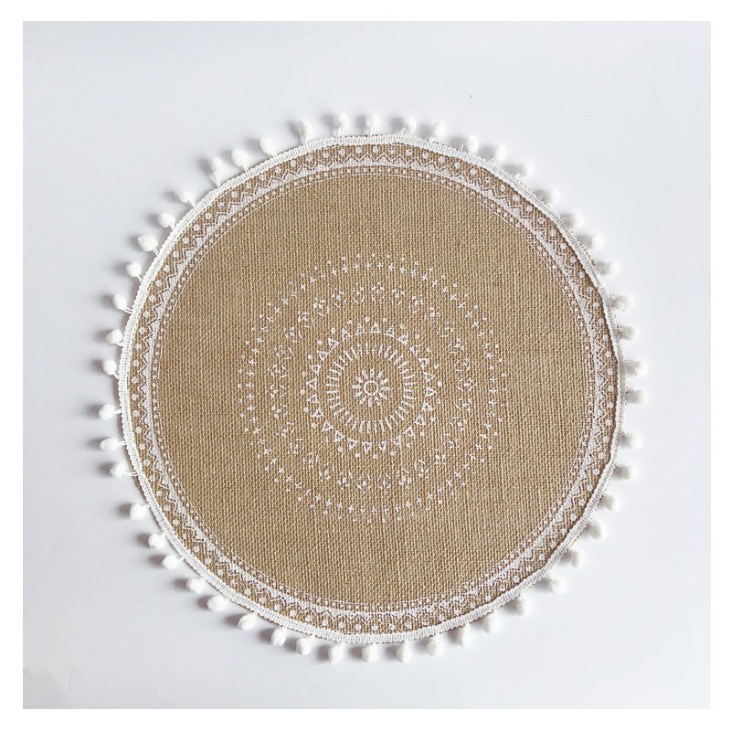 Linen Cotton Boho Placemat wholesale Place Mats For A Decorating Party Tables Bohemian Cloth Wedding