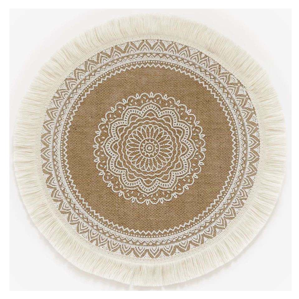 Linen Cotton Boho Placemat wholesale Place Mats For A Decorating Party Tables Bohemian Cloth Wedding