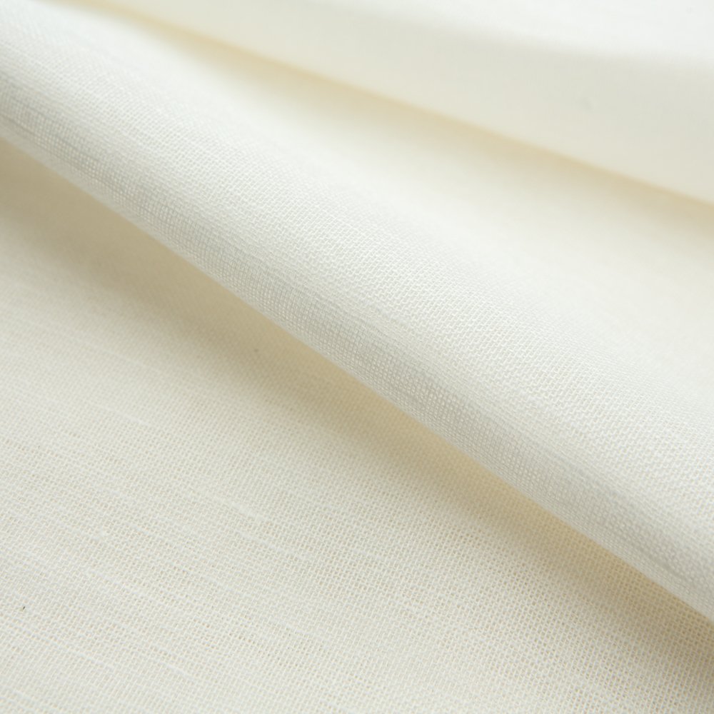 High Quality PFD 80 GSM Semi-Linen Woven Cotton Fabric Breathable and Not Softened for Dress Making Wholesale