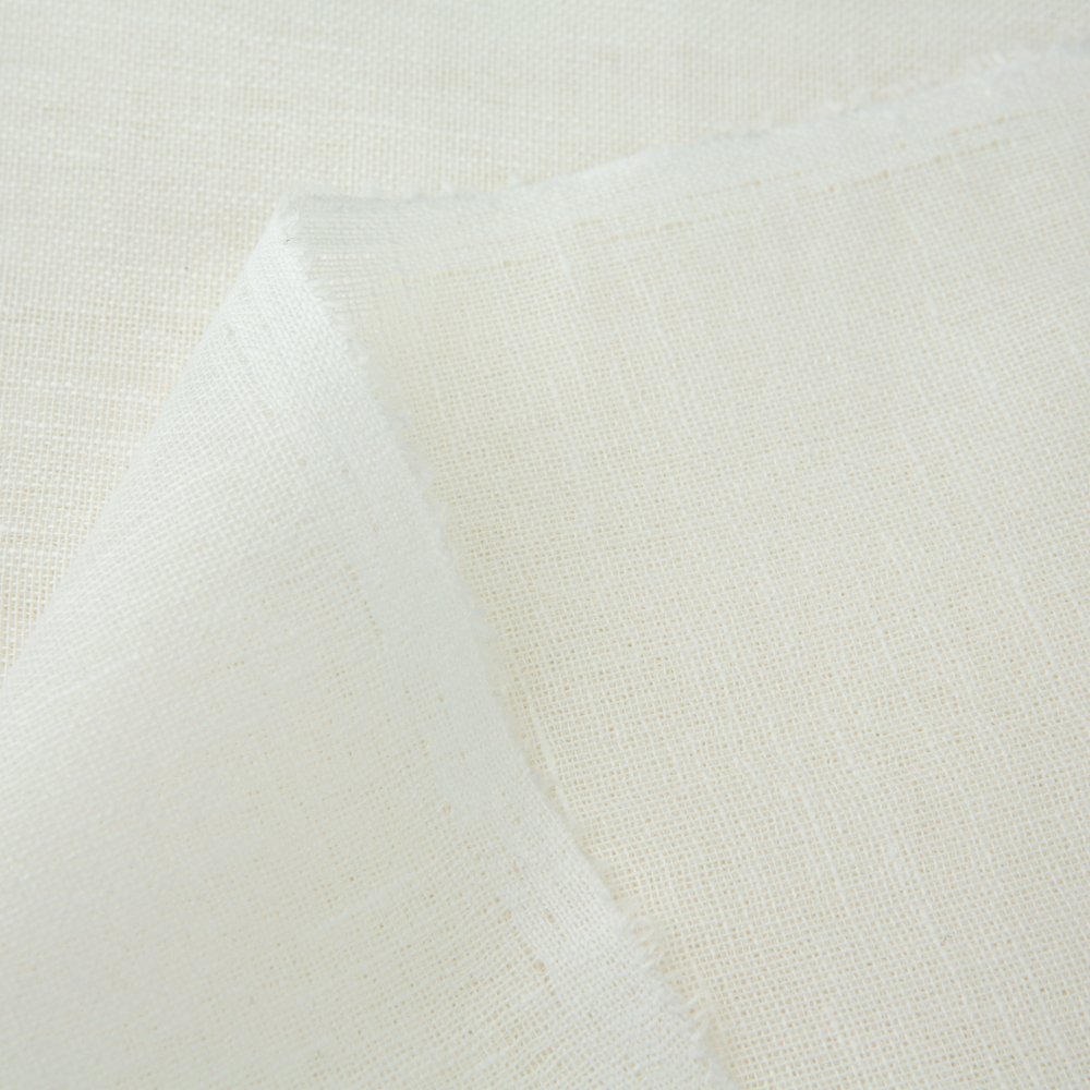 High Quality PFD 80 GSM Semi-Linen Woven Cotton Fabric Breathable and Not Softened for Dress Making Wholesale