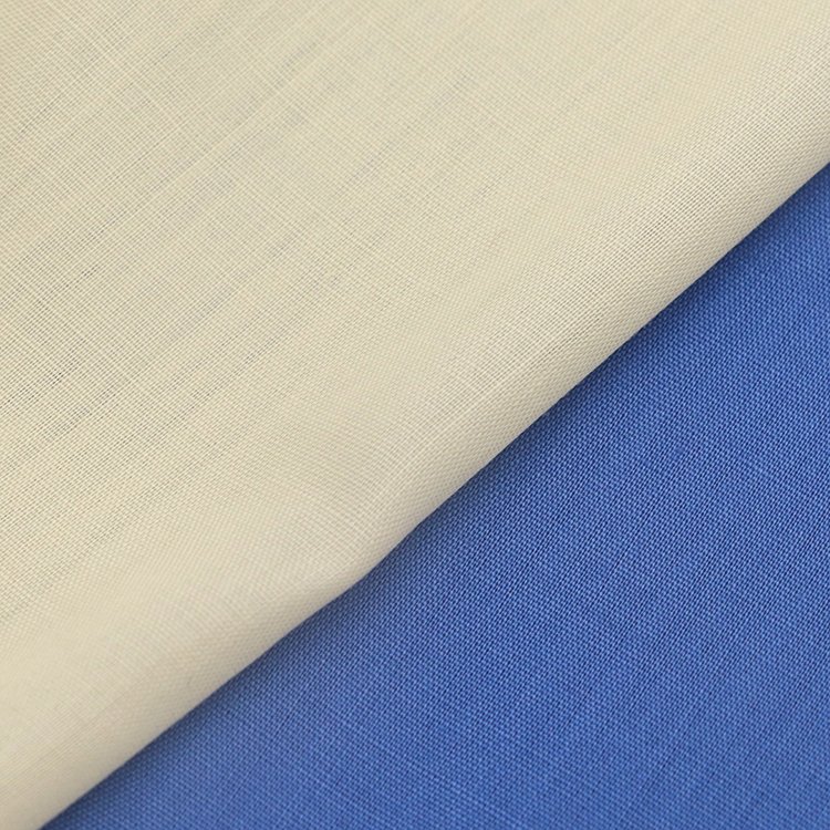 2023 anti wrinkle 100% microfiber polyester fabric woven dyed twill fabric for women shirt