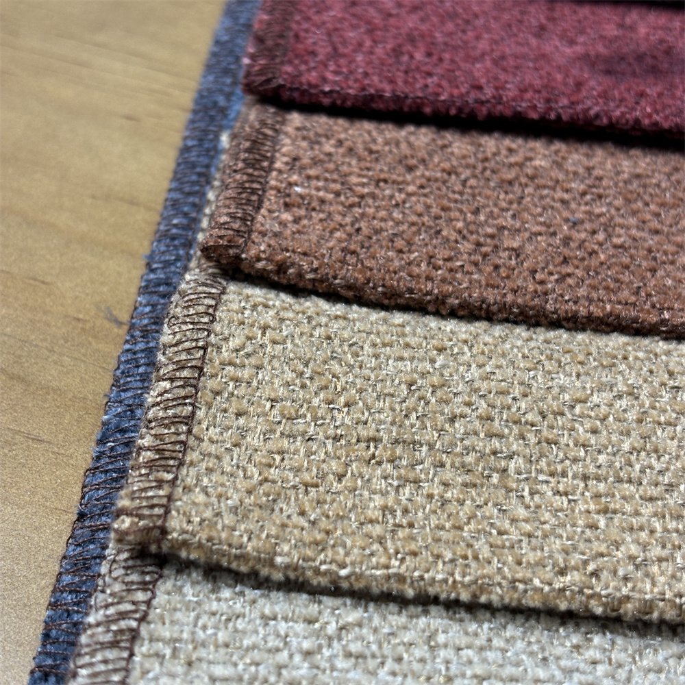 China factory direct chenille Curtain Fabric Imitation Linen Pillow Sofa Fabric 0207