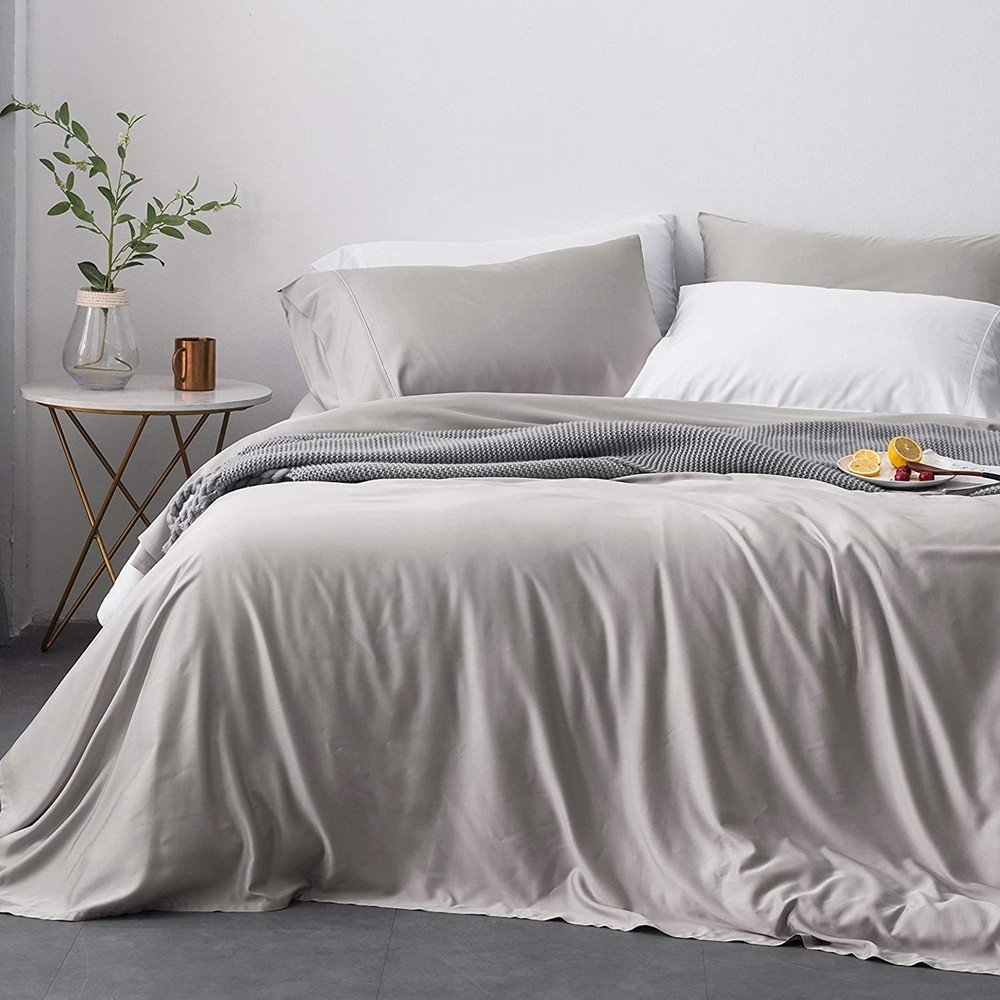 100% viscose from Bamboo cool breathable luxury Queen King Cal-king US sizes bed sheet bedding sheet sets