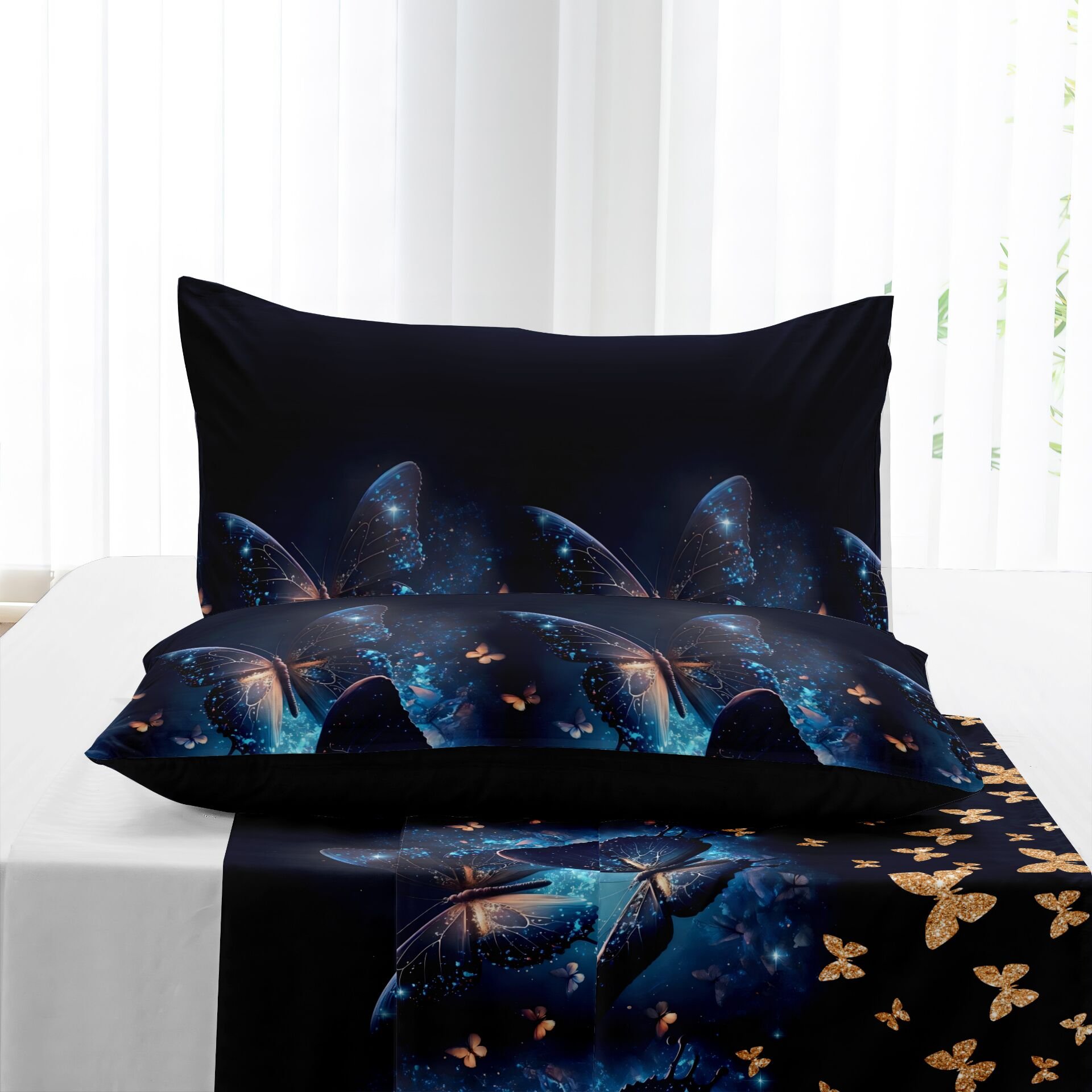 ODM/OEM black home textiles microfiber polyester bed linen fitted sheets bed sheet set