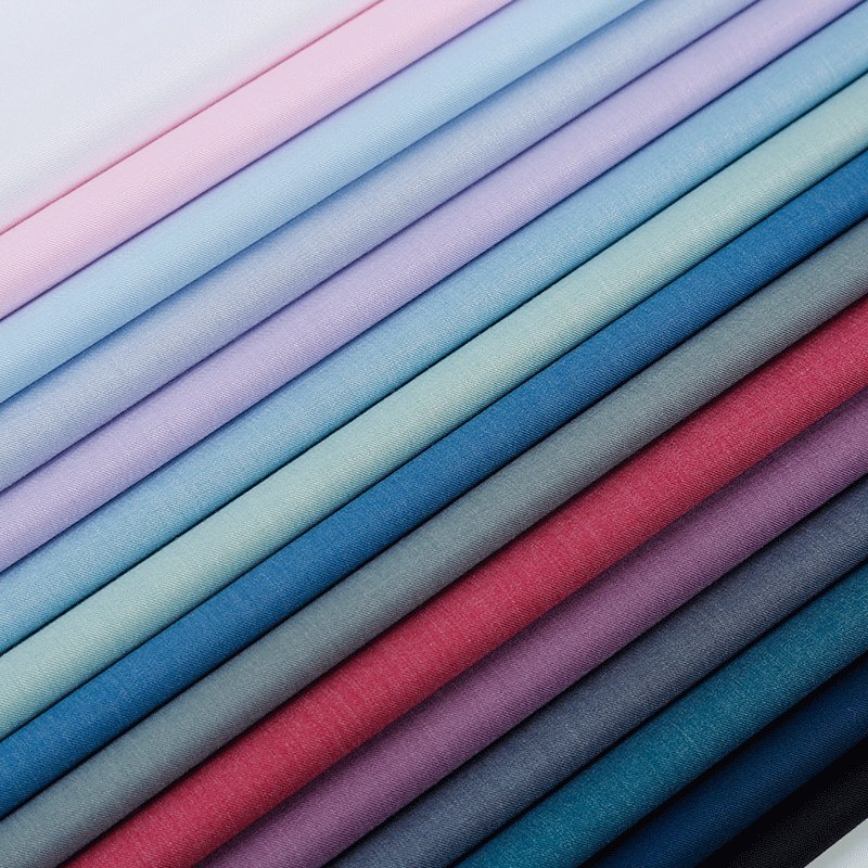 soft breathable organic plain stretch polyester 50 bamboo fabric for clothes