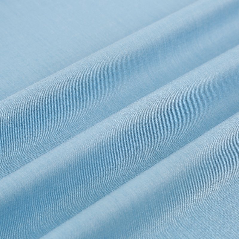 soft breathable organic plain stretch polyester 50 bamboo fabric for clothes