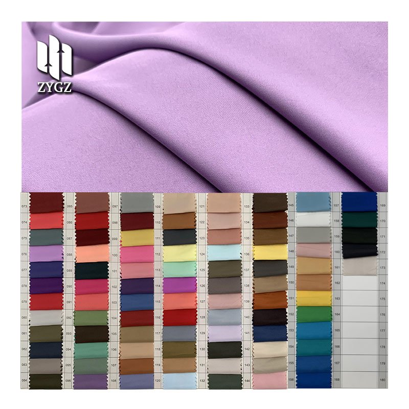 New Design Wholesale 100%Polyester High Grade Wear-proof Washable Fabric for Suits Leisure Wear Dress Clothing Garments