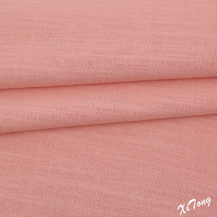 2022 New Design linen fabric 100% Polyester linen fabric for clothing