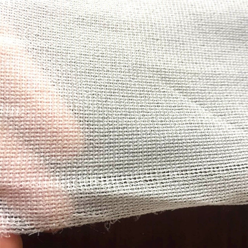 Manufacturer's high-quality 100% polyester fabric mesh lining for PVC wallpaper backing