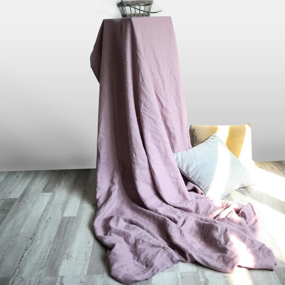 Bulk Wide Width Organic Stonewashed French 100% Pure Flax Linen Fabric For Bed Linen