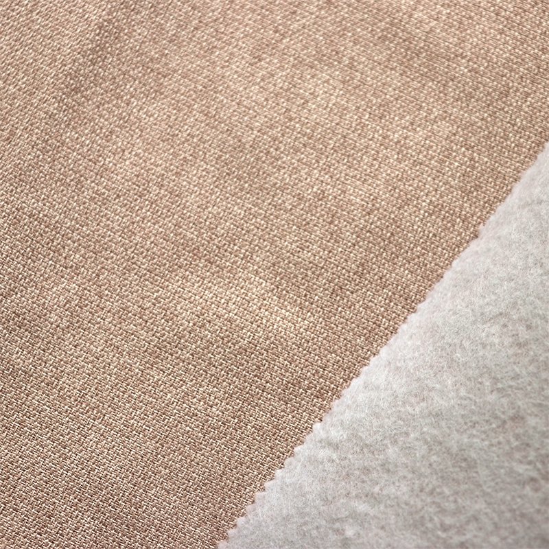 H168-150 Custom Manufacture Solid Color 100% Polyester Fake Bulk Linen Sofa Fabrics for Bedding