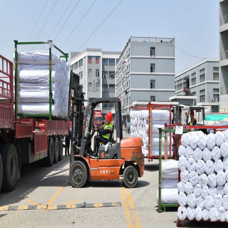 H168-150 Custom Manufacture Solid Color 100% Polyester Fake Bulk Linen Sofa Fabrics for Bedding