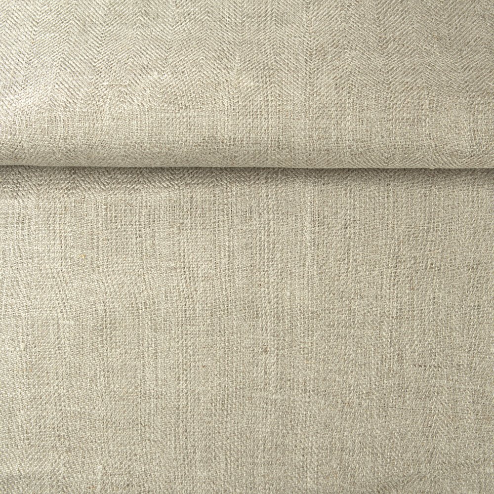 High Quality 320 GSM 100% Linen Woven Twill Weave Fabric Organic Printed Natural Soft Breathable Home Use Clothes Shirts