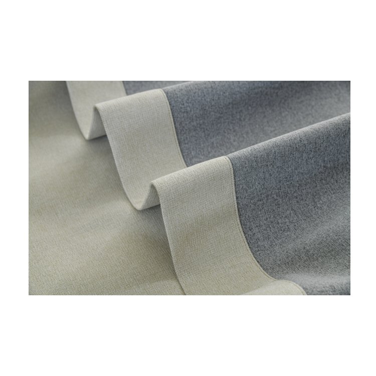 Excellent Rating Product 100% Blackout Sunlight Blocker Gold Curtains In The Bed Room With Cotton Linen Fabric