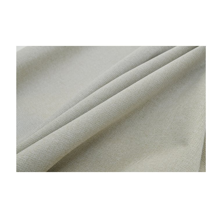 Excellent Rating Product 100% Blackout Sunlight Blocker Gold Curtains In The Bed Room With Cotton Linen Fabric
