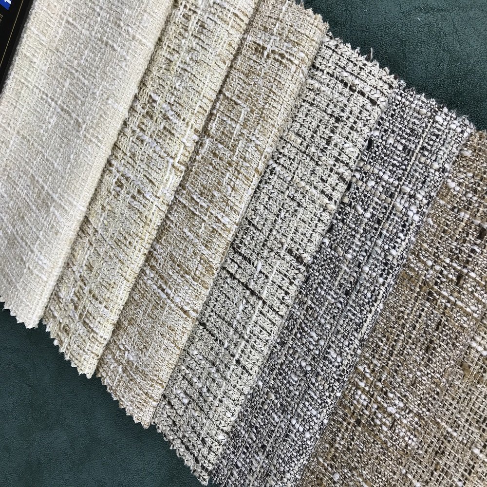 polyester linen sofa fabric