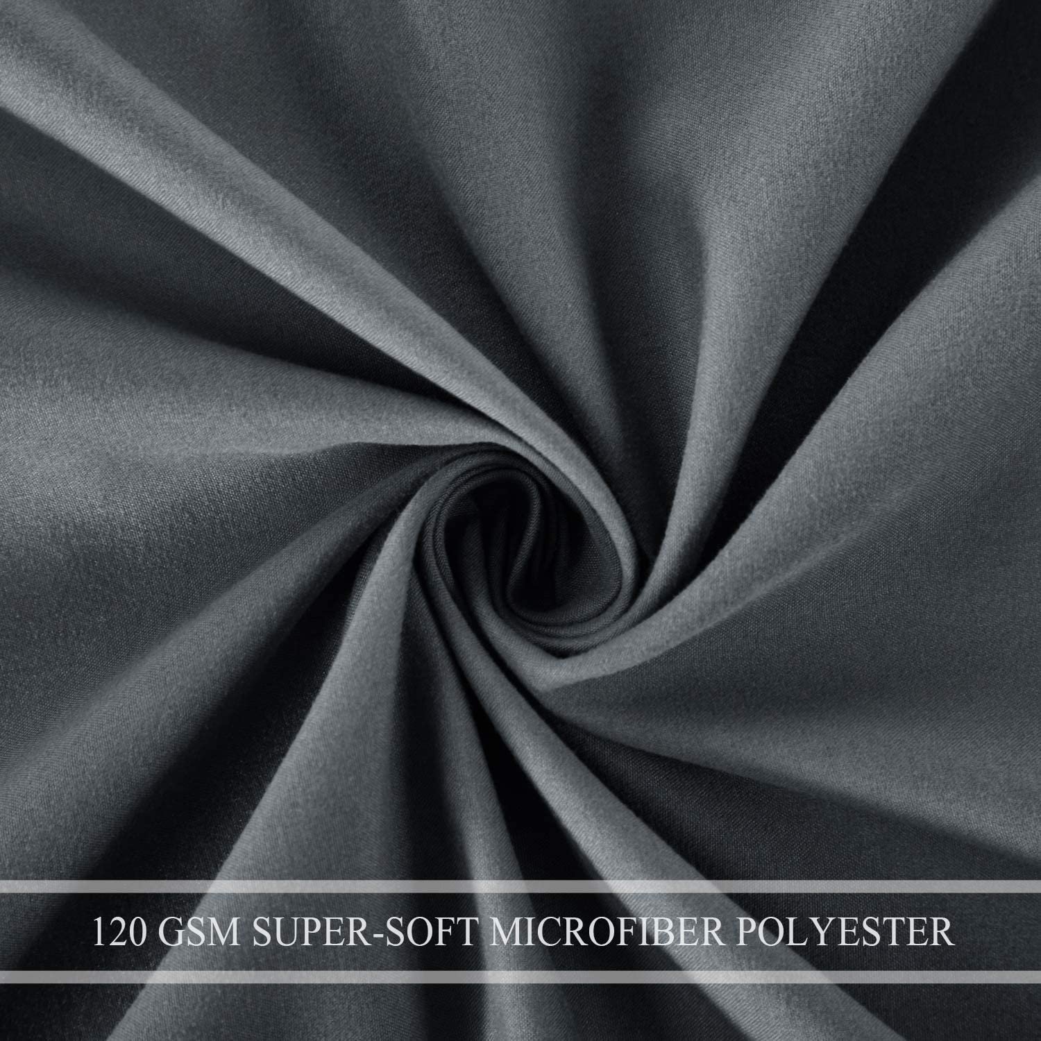 Factory direct sales of High quality 120g 100% polyester brushed microfiber custom fabric bedding