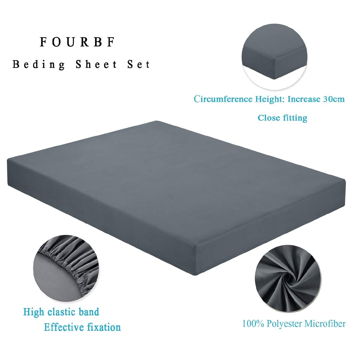 Factory direct sales of High quality 120g 100% polyester brushed microfiber custom fabric bedding
