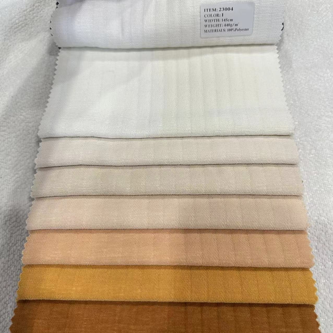 23004- polyester home textile sofa fabric for plain Comfortable Warm Upholstery Pillow linen curtain fabrics For Home