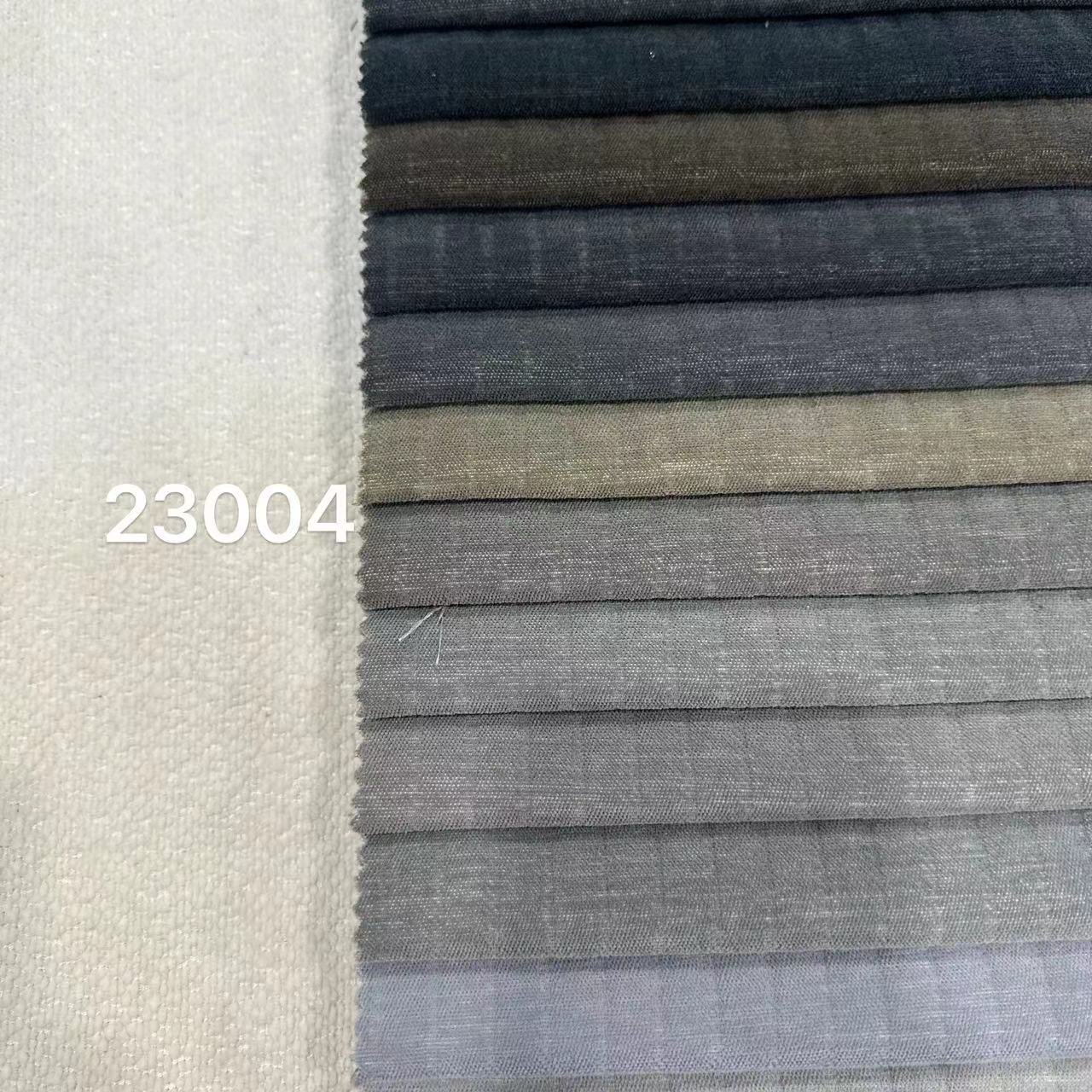 23004- polyester home textile sofa fabric for plain Comfortable Warm Upholstery Pillow linen curtain fabrics For Home